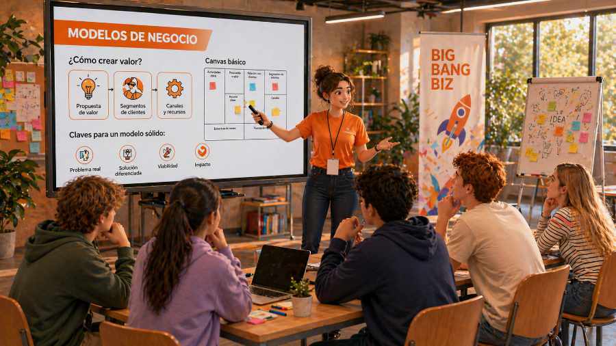 teachabiz big bang biz entrecomp emprendimiento educacion experiencia pildoras